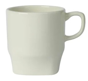 Xícara de Cerâmica Curvada 240ml