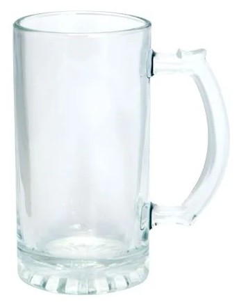 Caneca de Vidro Chopp Cristal 475ml