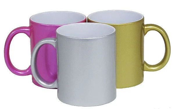 Caneca Cerâmica Perolizada 325ml