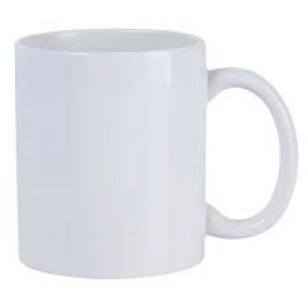 Caneca Cerâmica Branca 325ml