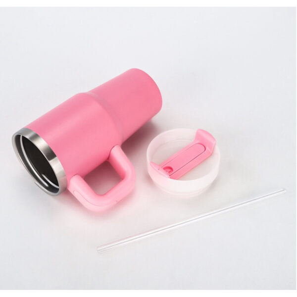 Copo Térmico 410ml Com Alça e Canudo