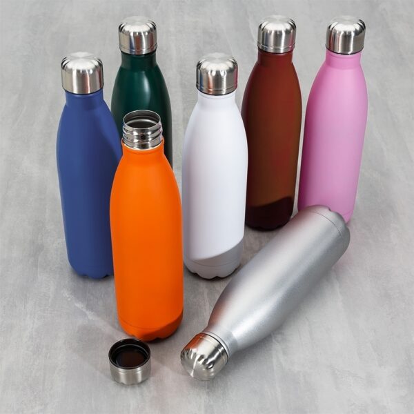 Garrafa Inox 750ml Com Tampa Rosqueável - Não térmico