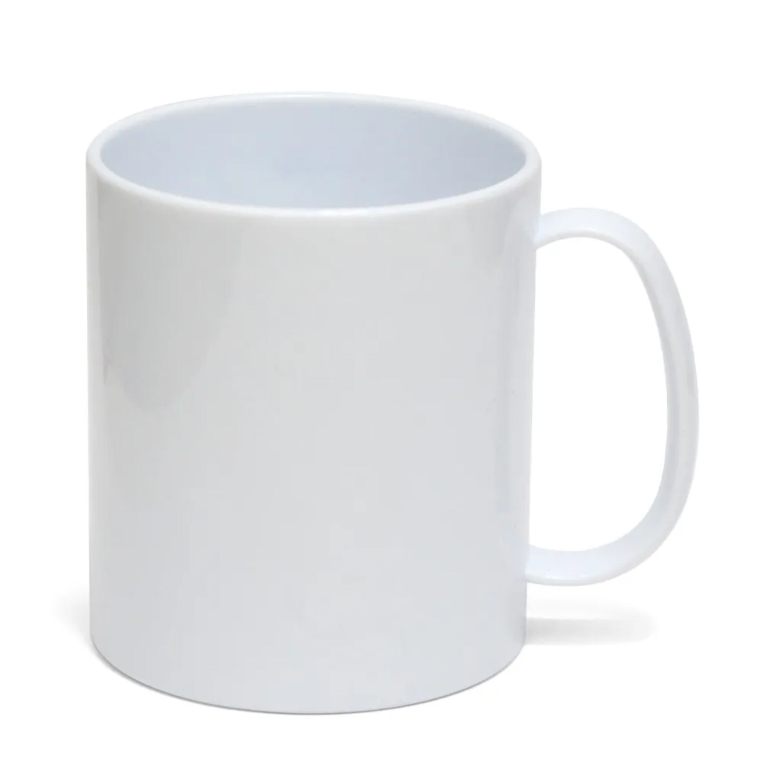 Caneca de Plástico Branca 325 ml Ultra Resistente (Polímero)