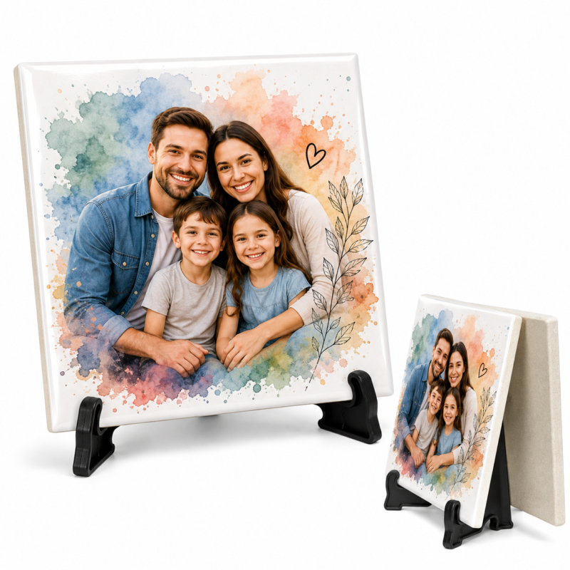 Azulejo Decorativo de Cerâmica para Sublimação Colorida