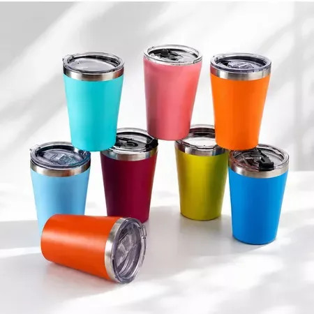 Copo Térmico 360ml Com Tampa Acrílico - Personalização já inclusa no preço