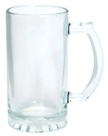 Caneca de Vidro Chopp Cristal 475ml - Personalização já inclusa no preço