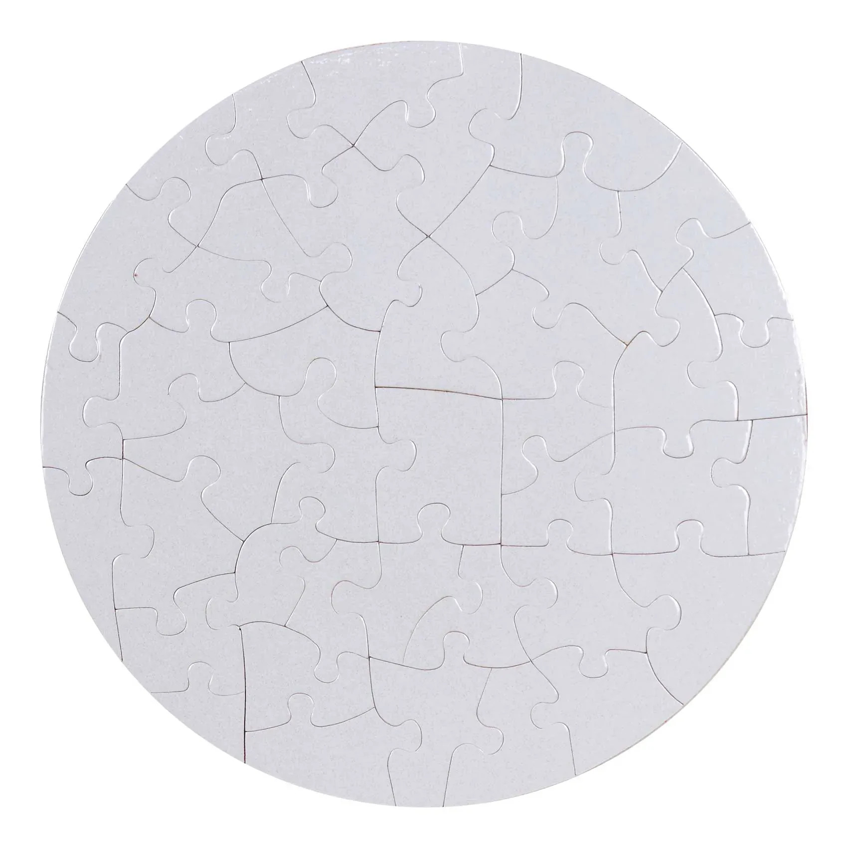 Quebra-Cabeça Redondo 20 cm para Sublimação Colorida - Personalização já inclusa no preço