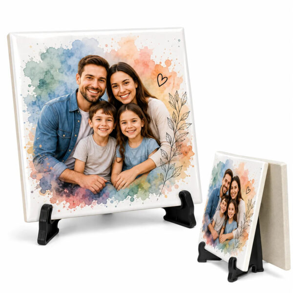 Azulejo Decorativo de Cerâmica para Sublimação Colorida - Personalização já inclusa no preço