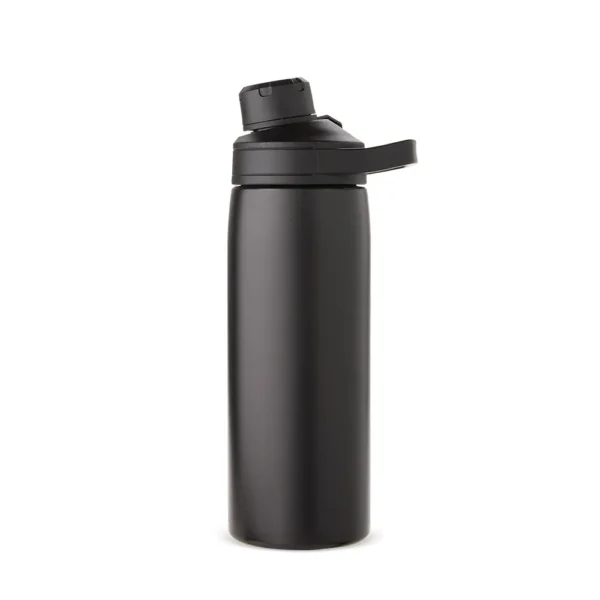 Garrafa Térmica Inox 600ml com Tampa Rosqueável e Alça Fixa