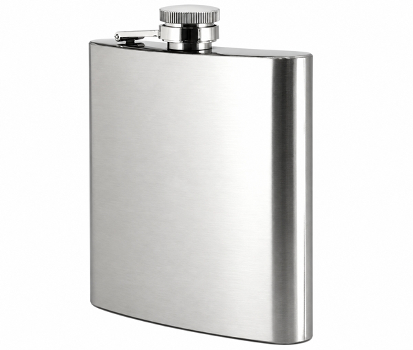 Cantil de Bolso Inox 230ml - Porta Bebidas - Já Inclusa a Personalização